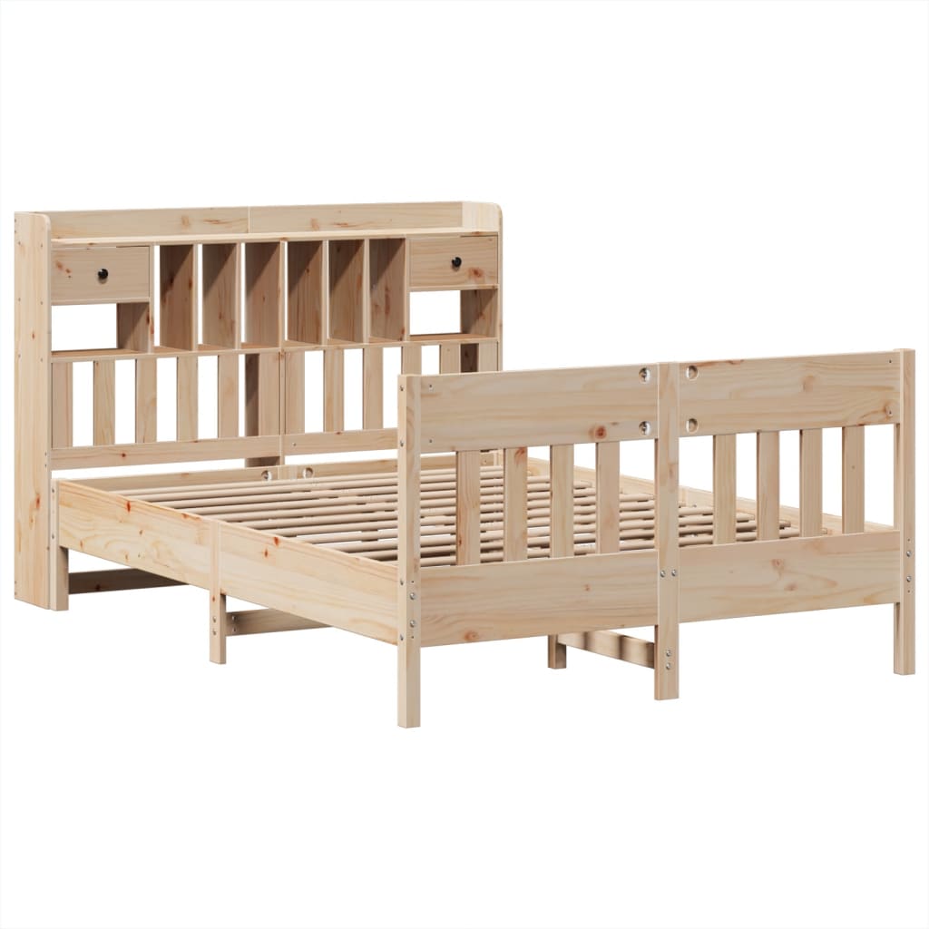 Bedframe zonder matras massief grenenhout 140x190 cm is nu te koop bij PeponiXL, paradijselijk wonen!