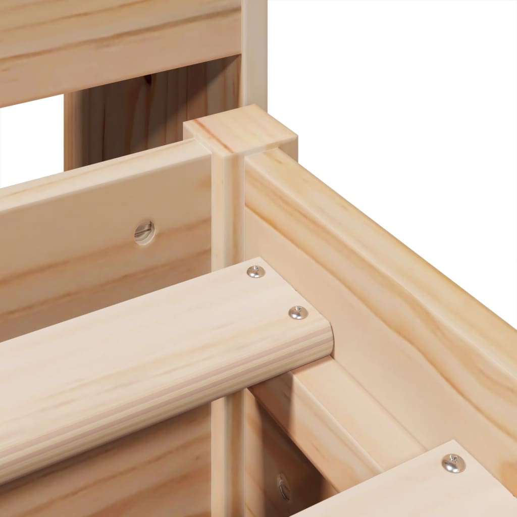 Bedframe zonder matras massief grenenhout 140x190 cm is nu te koop bij PeponiXL, paradijselijk wonen!