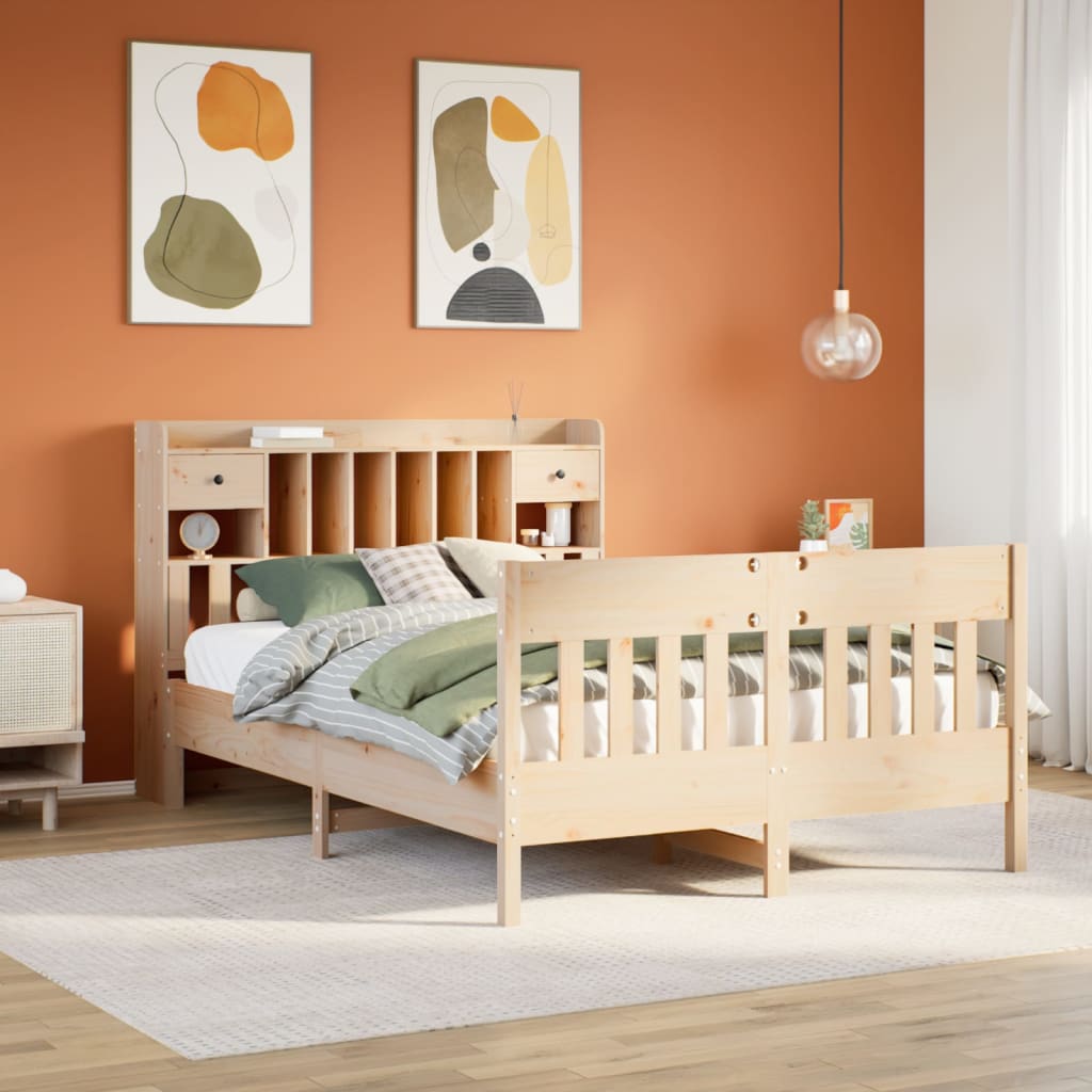 Bedframe zonder matras massief grenenhout 140x190 cm is nu te koop bij PeponiXL, paradijselijk wonen!