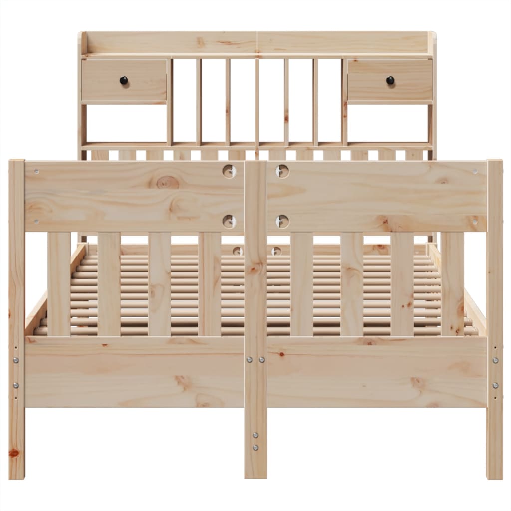Bedframe zonder matras massief grenenhout 135x190 cm is nu te koop bij PeponiXL, paradijselijk wonen!
