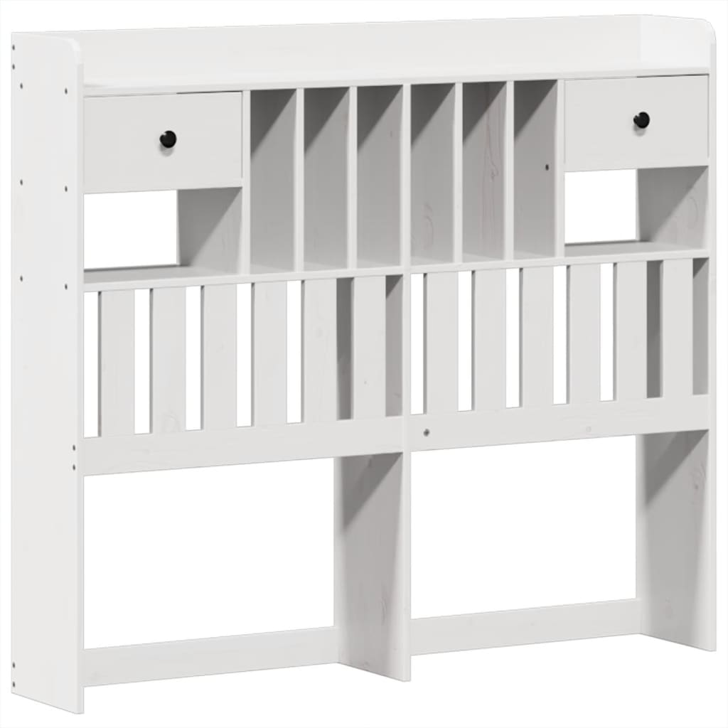 Bedframe zonder matras massief grenenhout wit 135x190 cm is nu te koop bij PeponiXL, paradijselijk wonen!