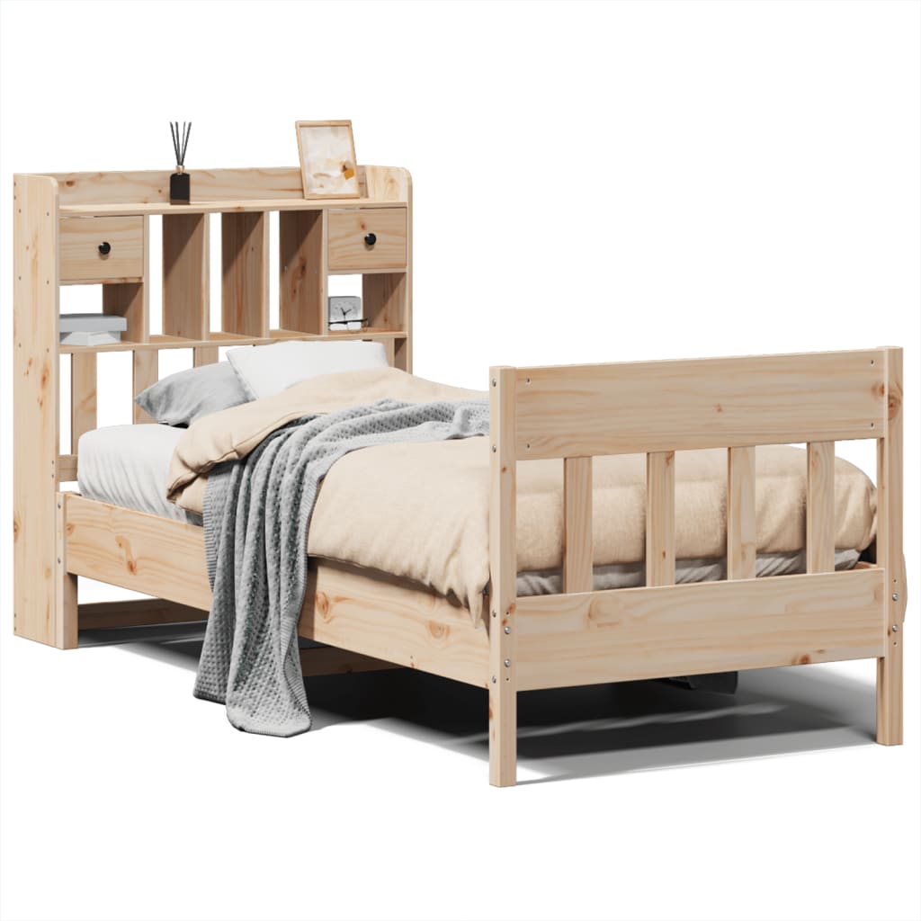 Bedframe zonder matras massief grenenhout 90x190 cm is nu te koop bij PeponiXL, paradijselijk wonen!