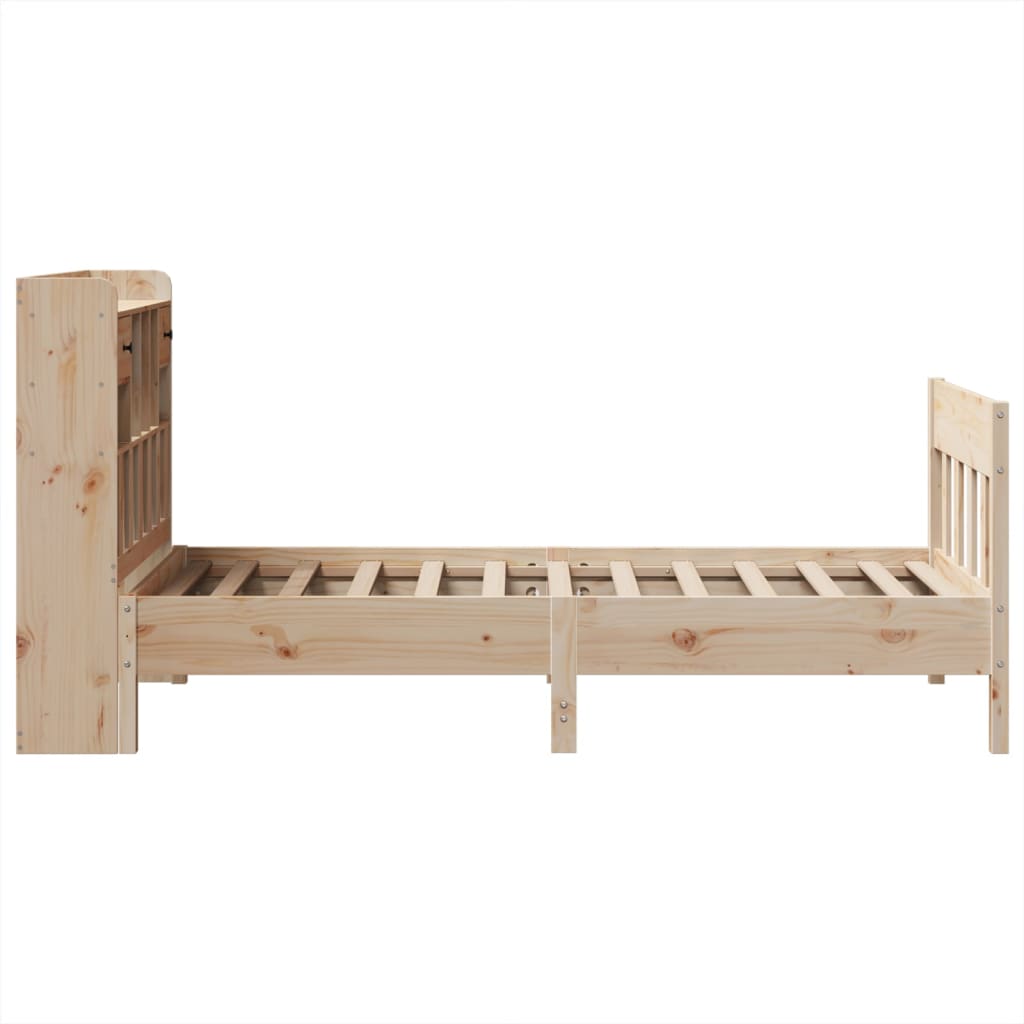 Bedframe zonder matras massief grenenhout 75x190 cm is nu te koop bij PeponiXL, paradijselijk wonen!