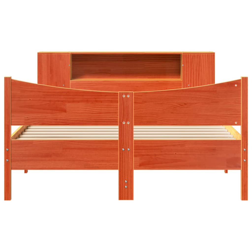 Bedframe zonder matras massief grenenhout wasbruin 160x200 cm is nu te koop bij PeponiXL, paradijselijk wonen!