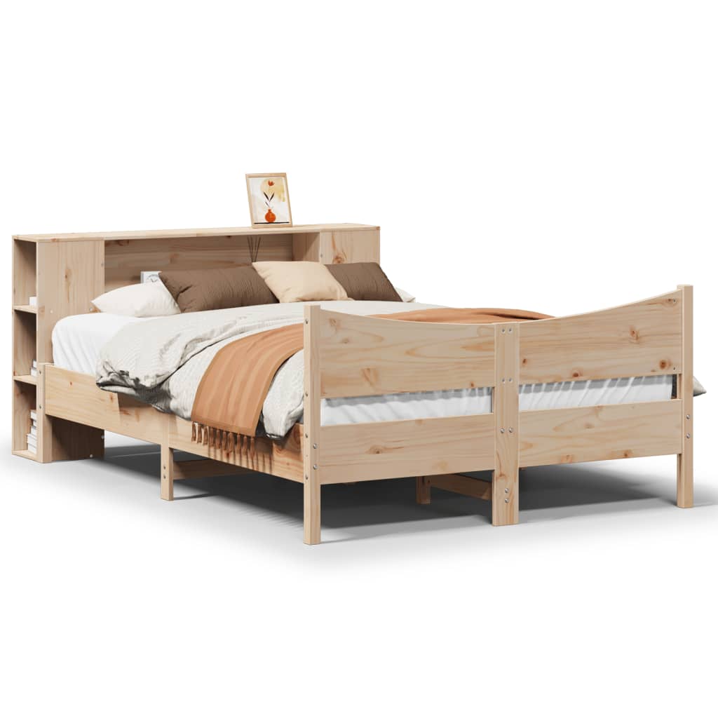 Bedframe zonder matras massief grenenhout 135x190 cm is nu te koop bij PeponiXL, paradijselijk wonen!