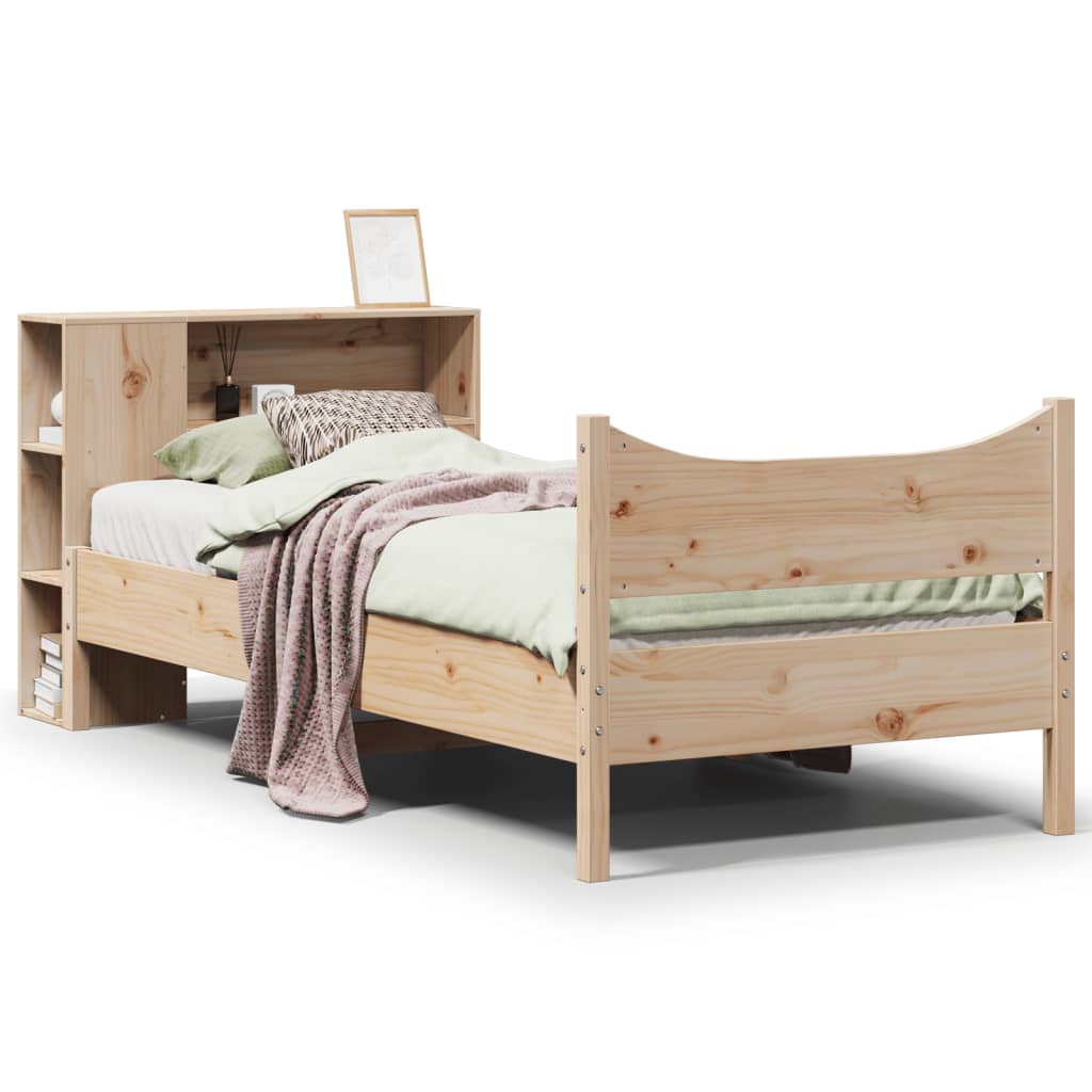 Bedframe zonder matras massief grenenhout 75x190 cm is nu te koop bij PeponiXL, paradijselijk wonen!