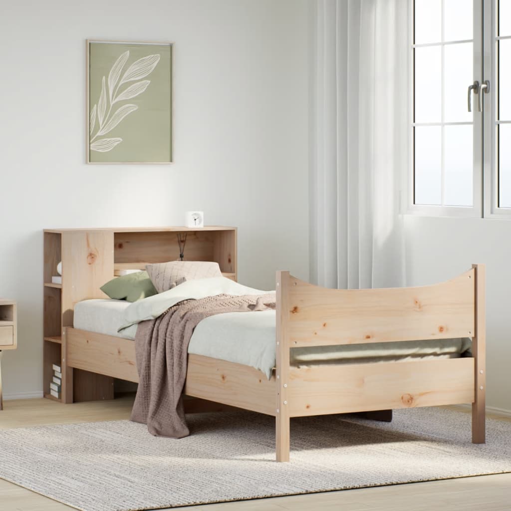 Bedframe zonder matras massief grenenhout 75x190 cm is nu te koop bij PeponiXL, paradijselijk wonen!