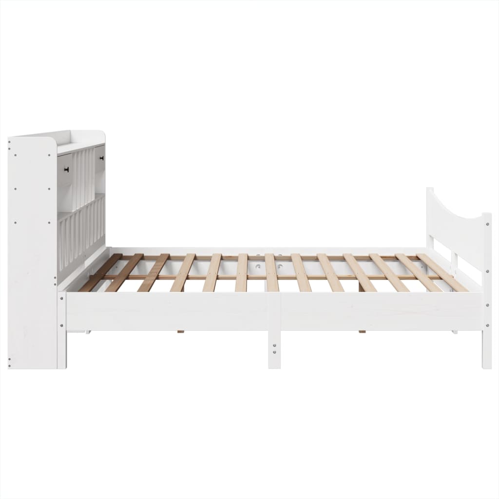 Bedframe zonder matras massief grenenhout wit 180x200 cm is nu te koop bij PeponiXL, paradijselijk wonen!