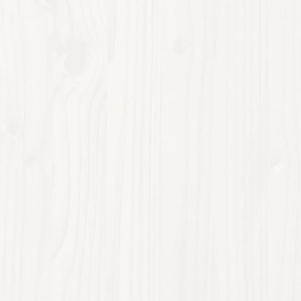 Bedframe zonder matras massief grenenhout wit 150x200 cm is nu te koop bij PeponiXL, paradijselijk wonen!