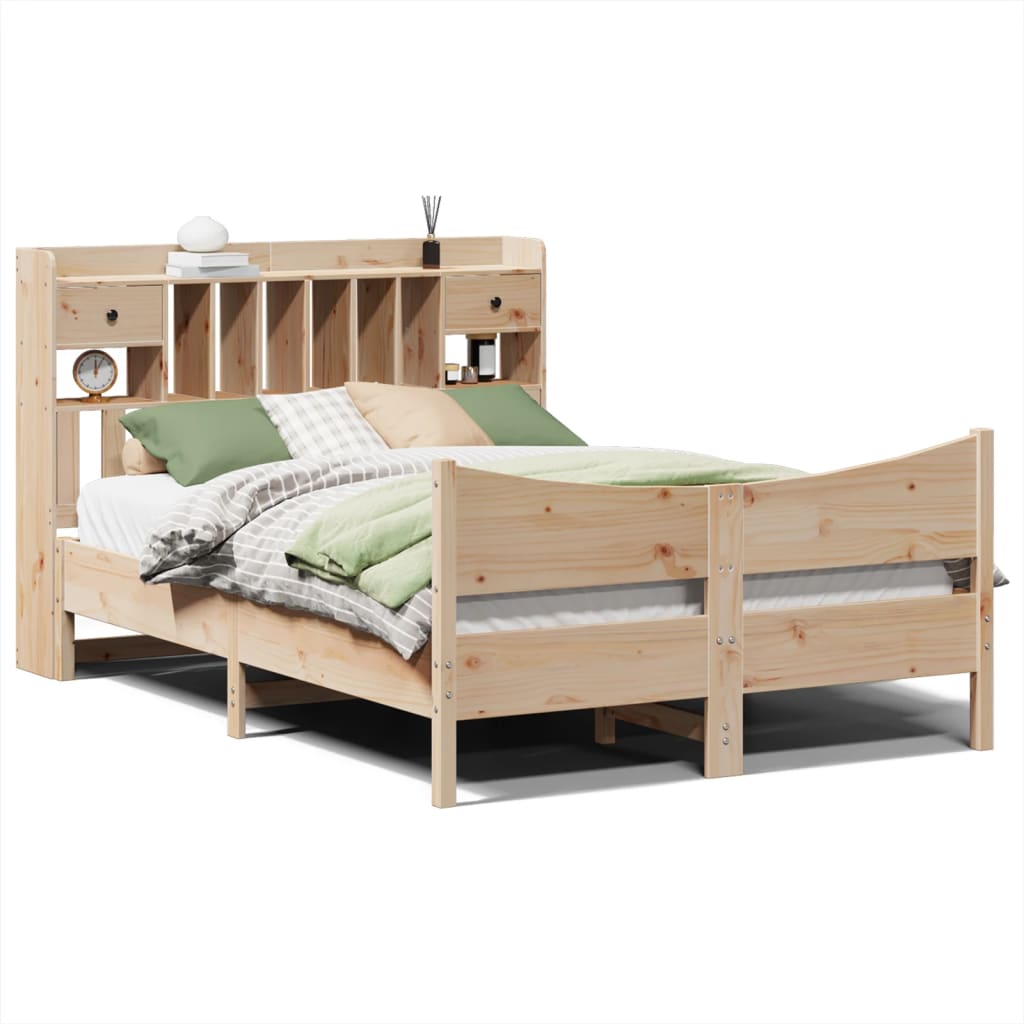Bedframe zonder matras massief grenenhout 140x200 cm is nu te koop bij PeponiXL, paradijselijk wonen!
