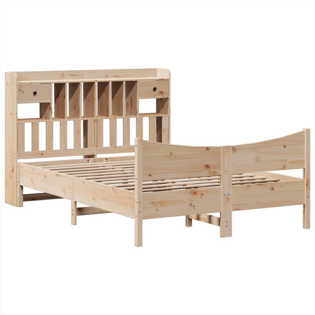 Bedframe zonder matras massief grenenhout 140x200 cm is nu te koop bij PeponiXL, paradijselijk wonen!