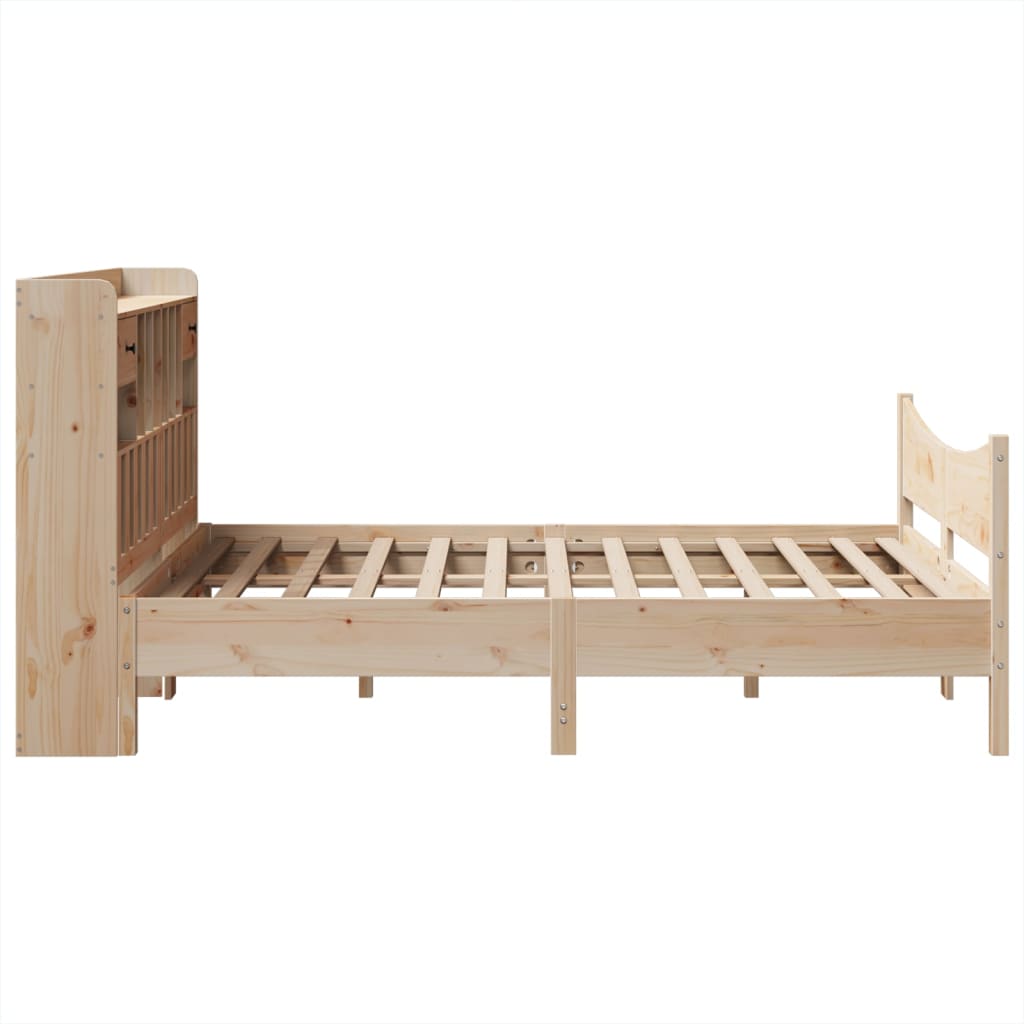 Bedframe zonder matras massief grenenhout 140x200 cm is nu te koop bij PeponiXL, paradijselijk wonen!
