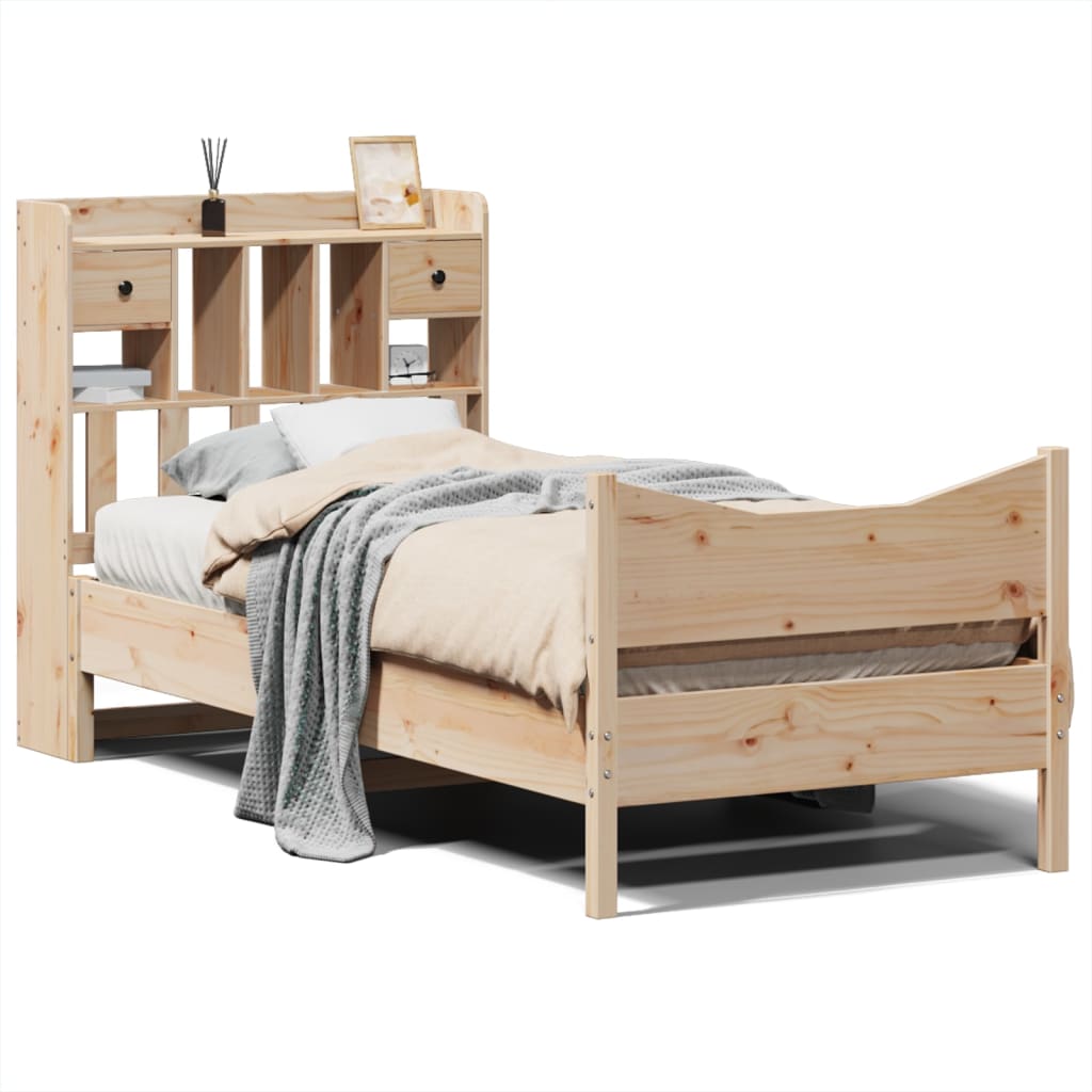Bedframe zonder matras massief grenenhout 90x200 cm is nu te koop bij PeponiXL, paradijselijk wonen!