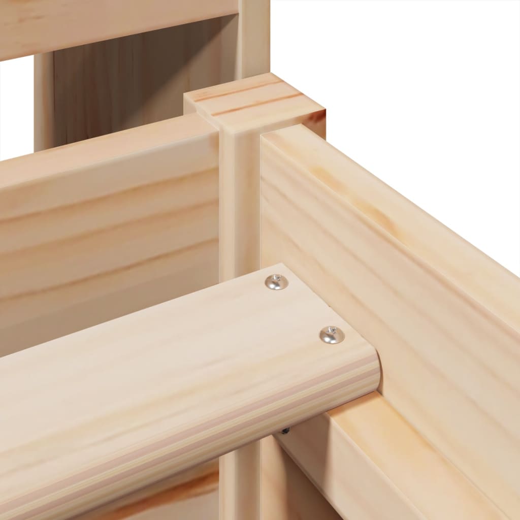 Bedframe zonder matras massief grenenhout 90x200 cm is nu te koop bij PeponiXL, paradijselijk wonen!