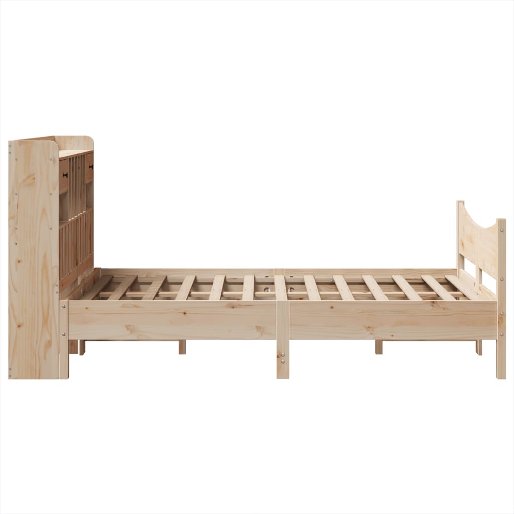 Bedframe zonder matras massief grenenhout 135x190 cm is nu te koop bij PeponiXL, paradijselijk wonen!