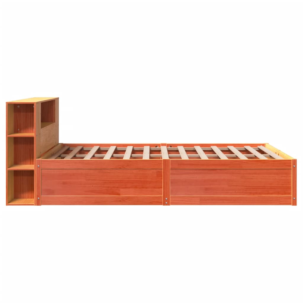 Bedframe zonder matras massief grenenhout wasbruin 160x200 cm is nu te koop bij PeponiXL, paradijselijk wonen!