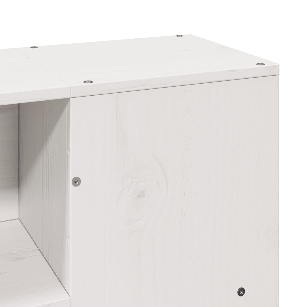 Bedframe zonder matras massief grenenhout wit 140x190 cm is nu te koop bij PeponiXL, paradijselijk wonen!