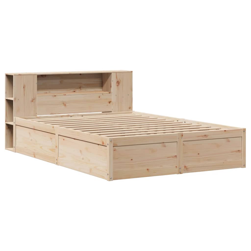Bedframe zonder matras massief grenenhout 135x190 cm is nu te koop bij PeponiXL, paradijselijk wonen!