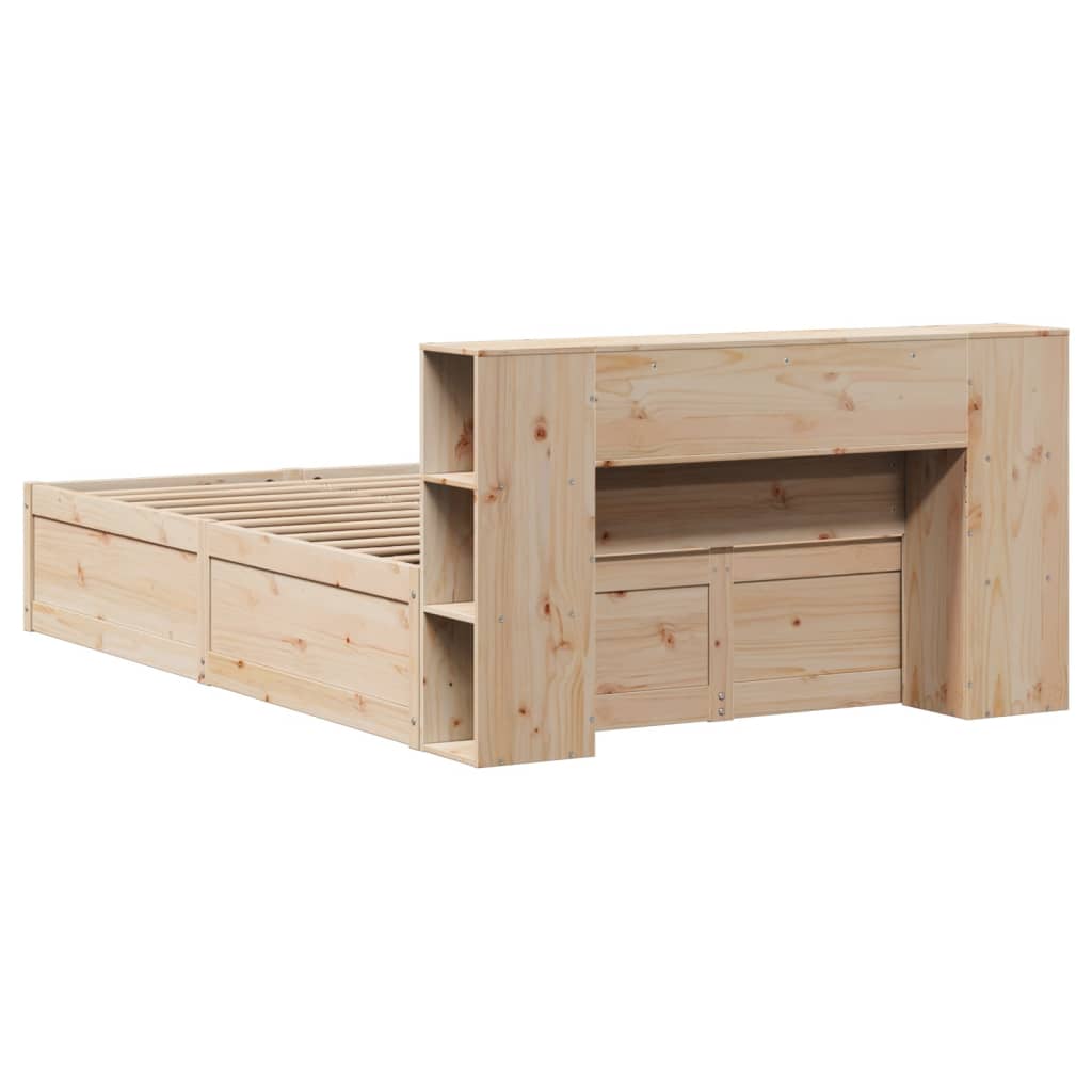 Bedframe zonder matras massief grenenhout 135x190 cm is nu te koop bij PeponiXL, paradijselijk wonen!