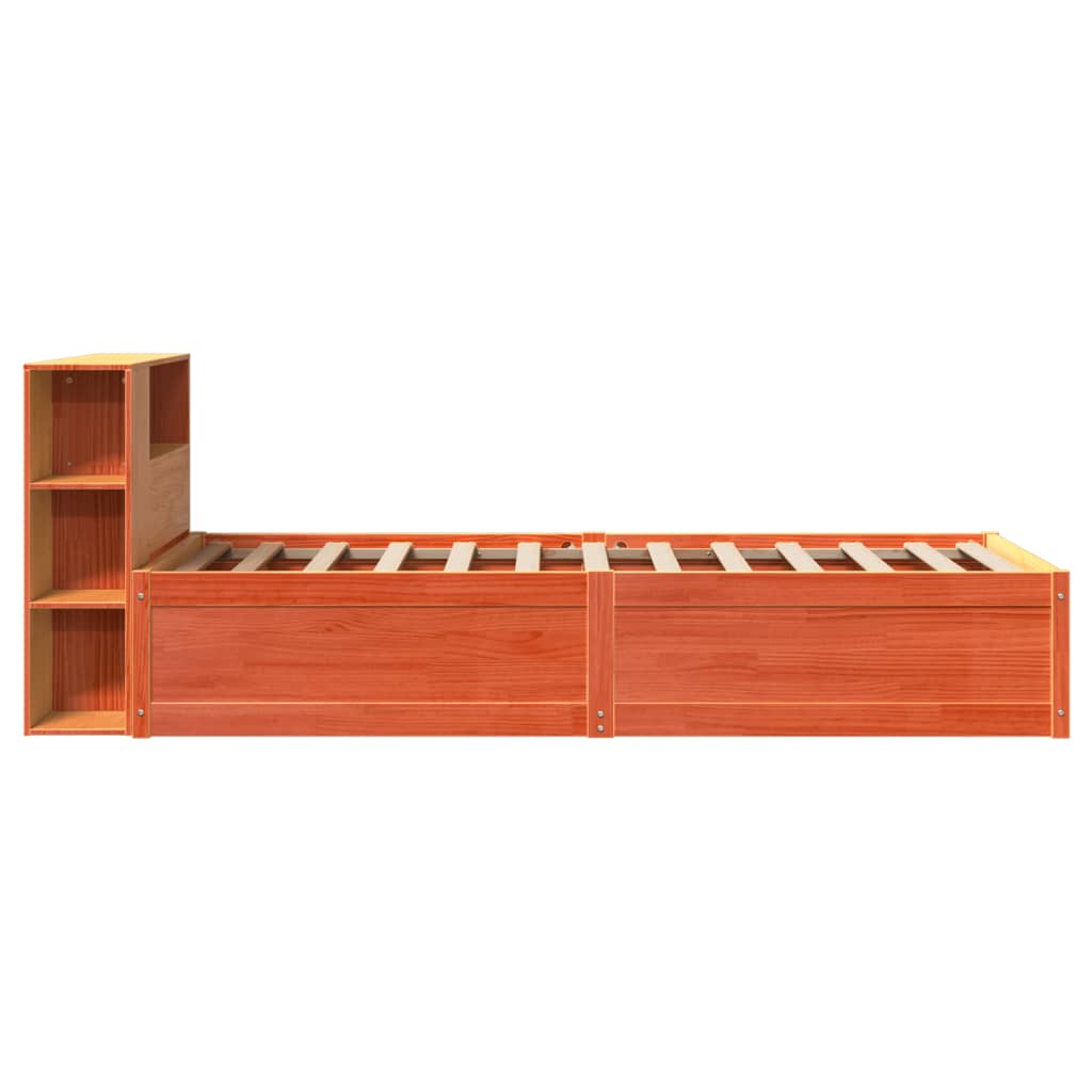 Bedframe zonder matras massief grenenhout wasbruin 100x200 cm is nu te koop bij PeponiXL, paradijselijk wonen!