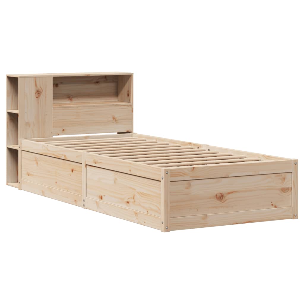Bedframe zonder matras massief grenenhout 75x190 cm is nu te koop bij PeponiXL, paradijselijk wonen!