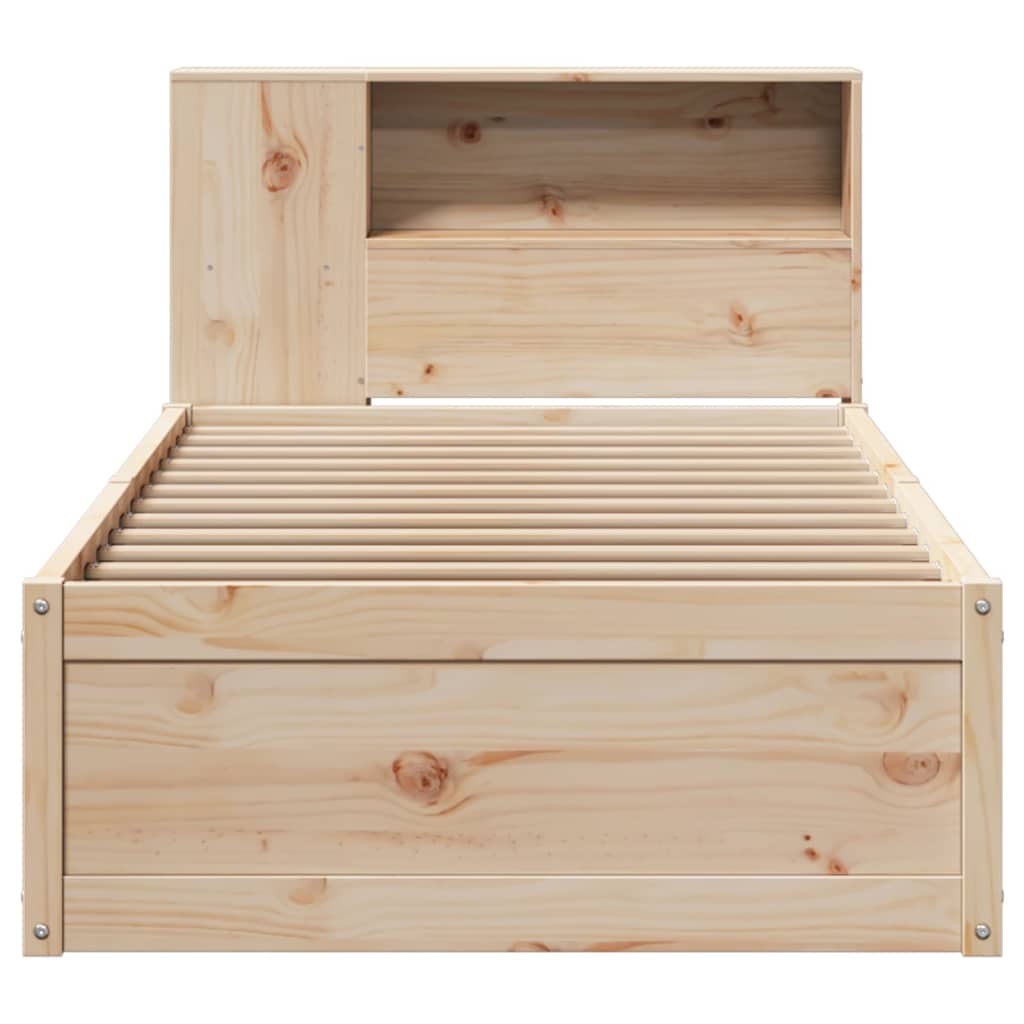 Bedframe zonder matras massief grenenhout 75x190 cm is nu te koop bij PeponiXL, paradijselijk wonen!