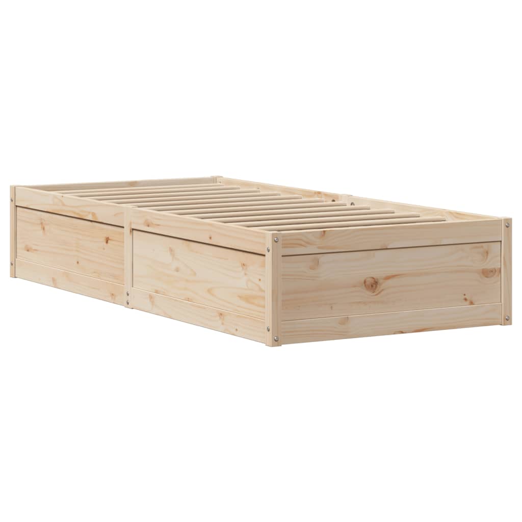 Bedframe zonder matras massief grenenhout 75x190 cm is nu te koop bij PeponiXL, paradijselijk wonen!