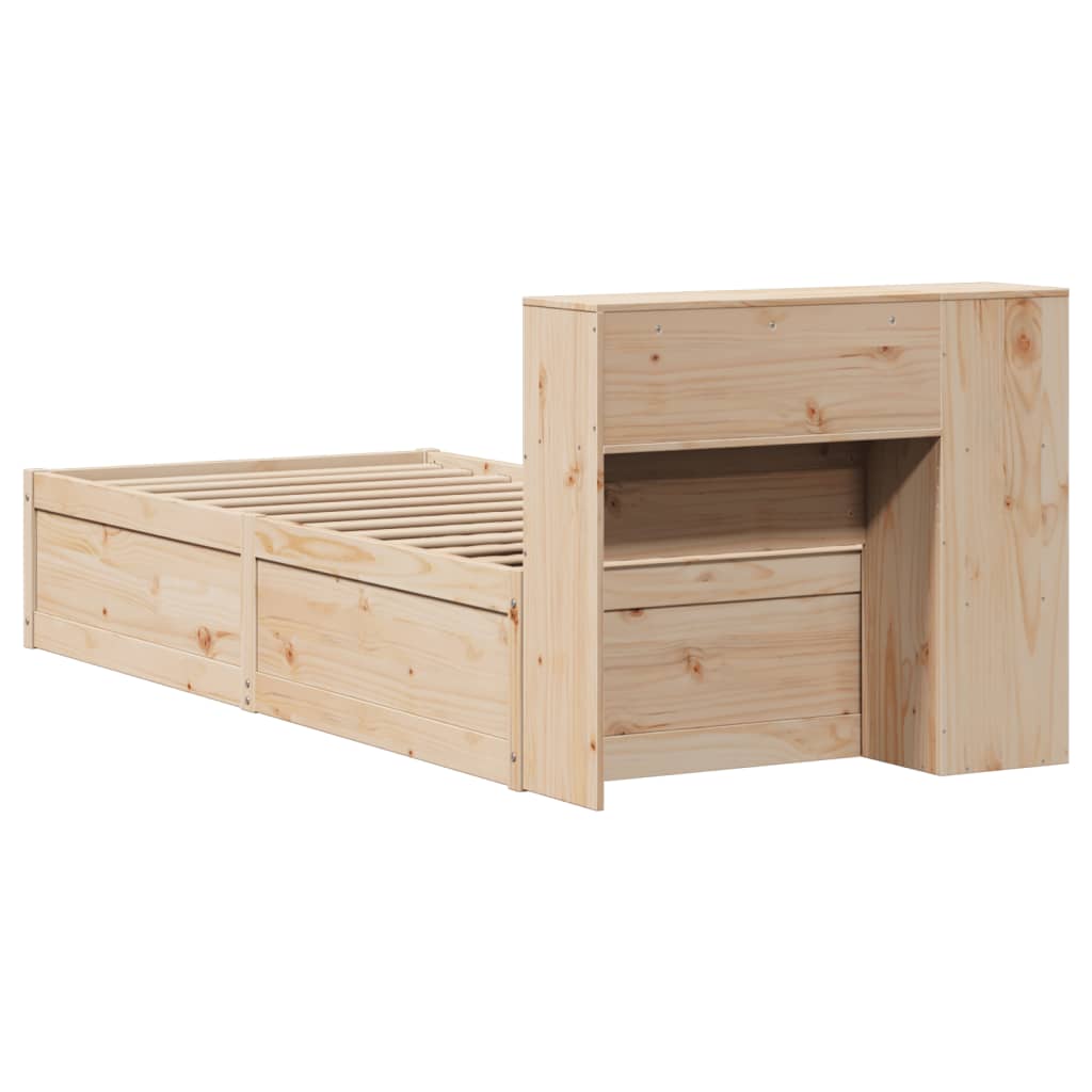 Bedframe zonder matras massief grenenhout 75x190 cm is nu te koop bij PeponiXL, paradijselijk wonen!