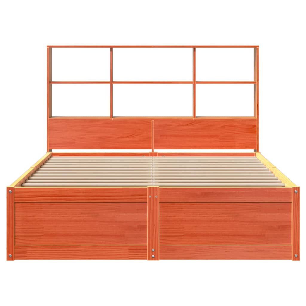 Bedframe zonder matras massief grenenhout wasbruin 150x200 cm is nu te koop bij PeponiXL, paradijselijk wonen!