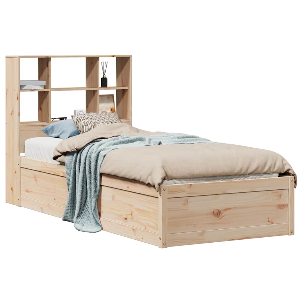 Bedframe zonder matras massief grenenhout 90x200 cm