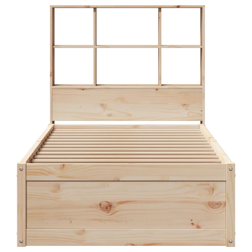 Bedframe zonder matras massief grenenhout 90x200 cm