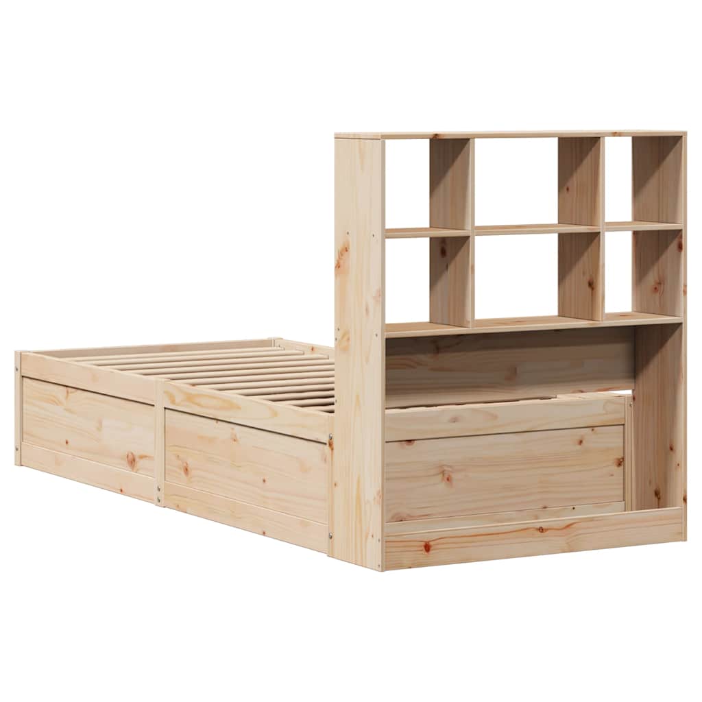 Bedframe zonder matras massief grenenhout 90x200 cm