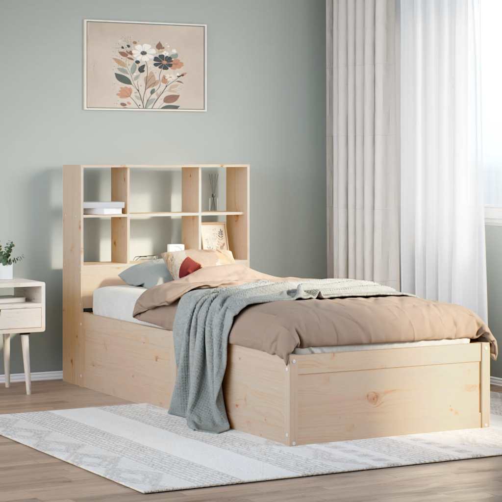 Bedframe zonder matras massief grenenhout 90x200 cm