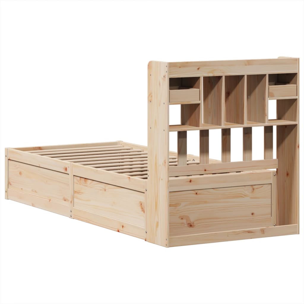 Bedframe zonder matras massief grenenhout 90x200 cm is nu te koop bij PeponiXL, paradijselijk wonen!