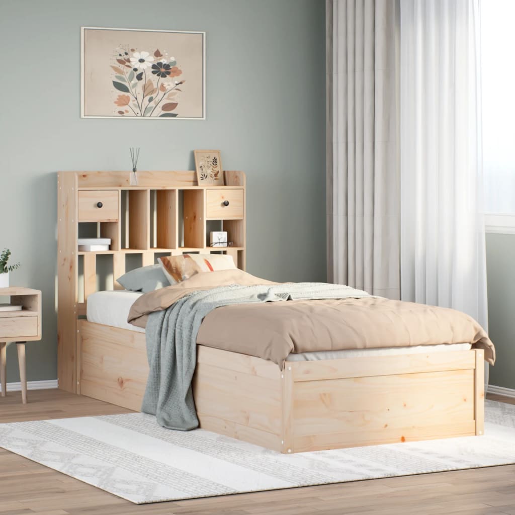 Bedframe zonder matras massief grenenhout 90x200 cm is nu te koop bij PeponiXL, paradijselijk wonen!