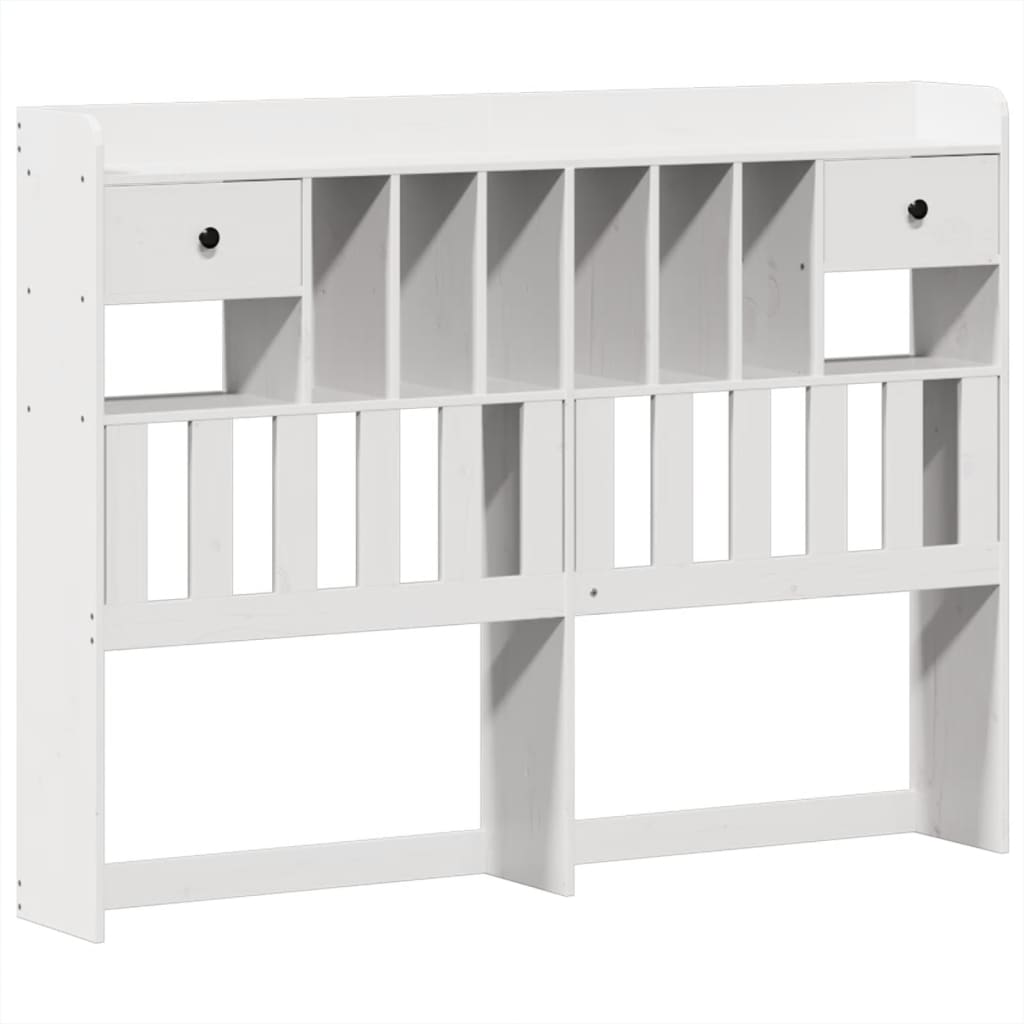 Bedframe zonder matras massief grenenhout wit 140x190 cm is nu te koop bij PeponiXL, paradijselijk wonen!