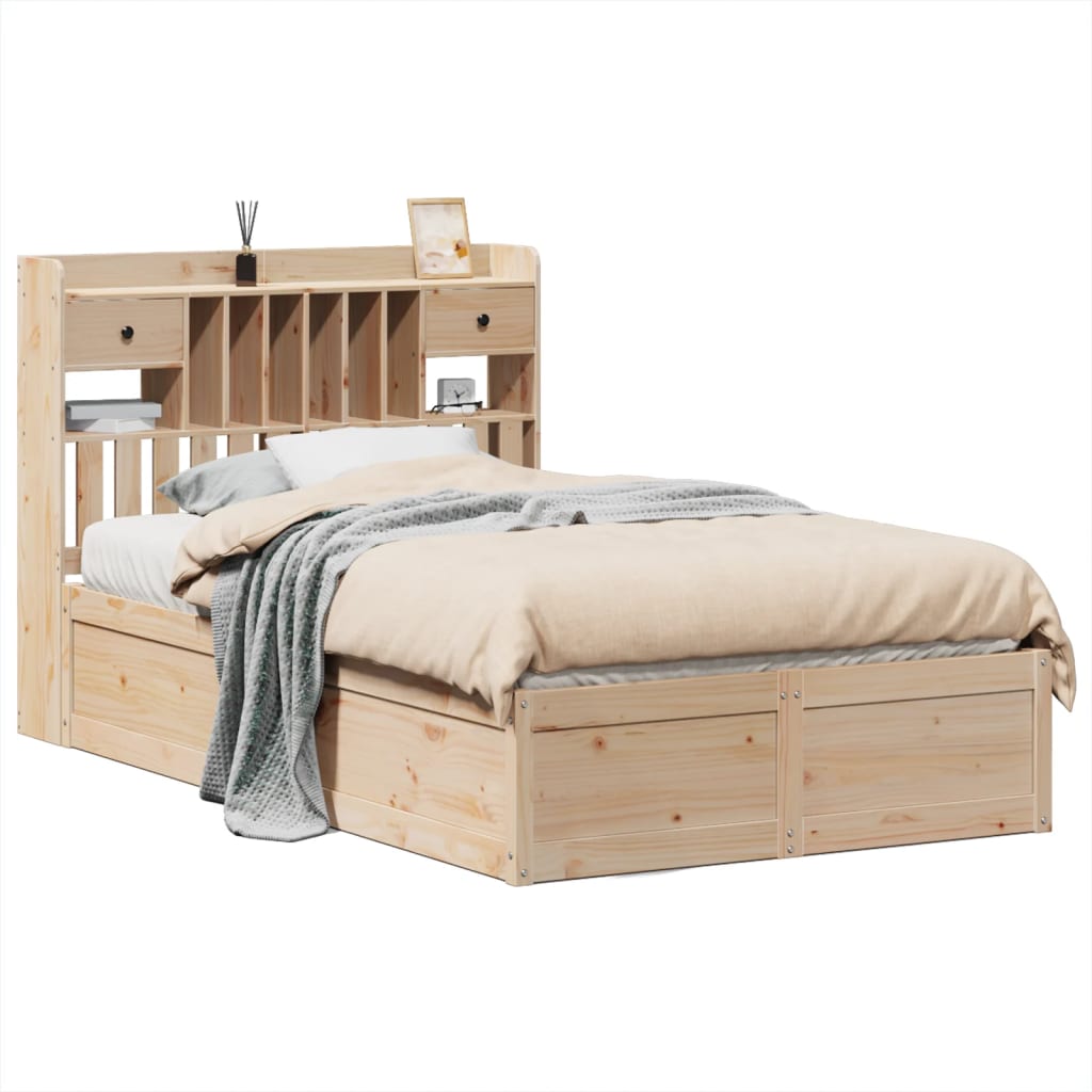 Bedframe zonder matras massief grenenhout 135x190 cm is nu te koop bij PeponiXL, paradijselijk wonen!