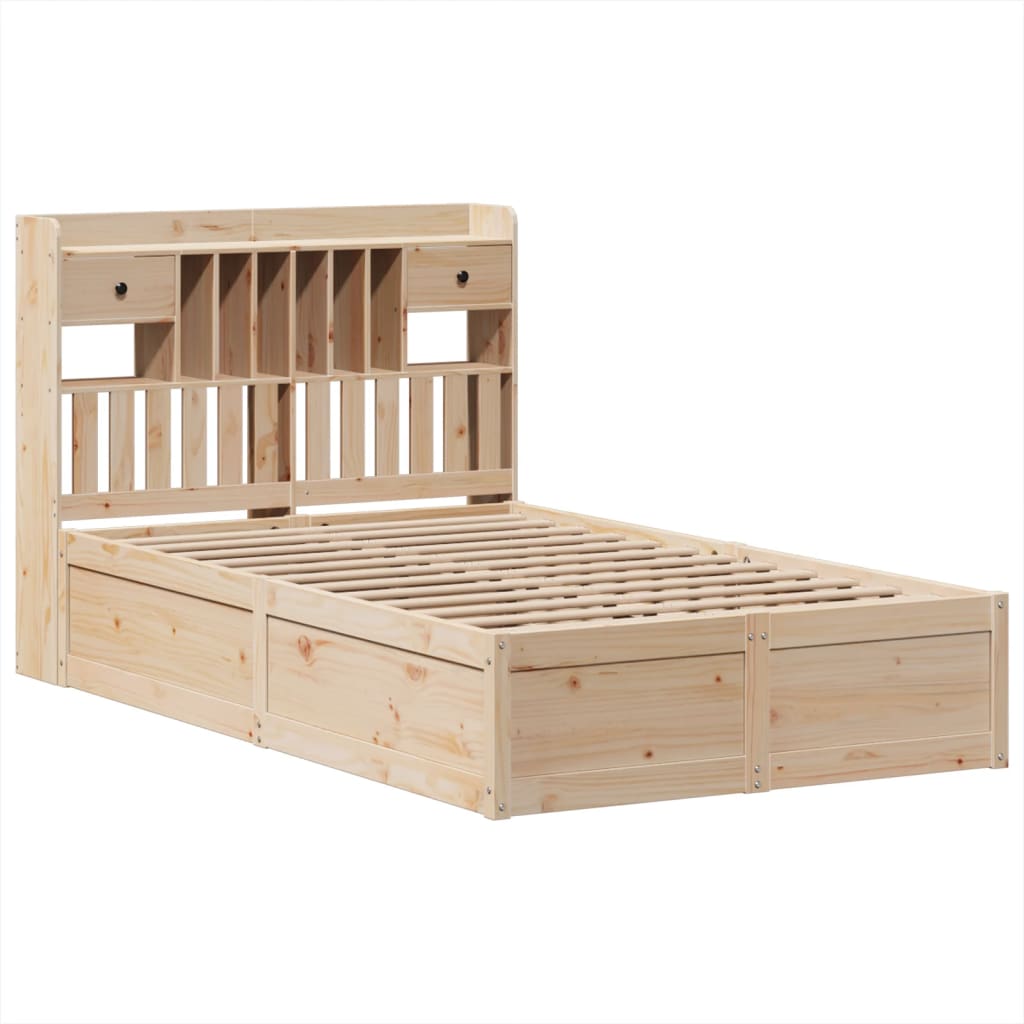 Bedframe zonder matras massief grenenhout 135x190 cm is nu te koop bij PeponiXL, paradijselijk wonen!