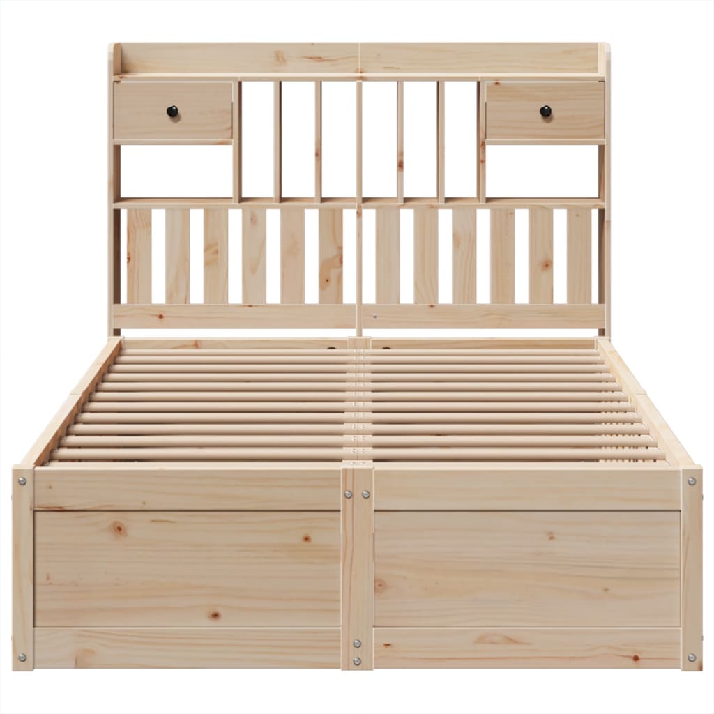 Bedframe zonder matras massief grenenhout 135x190 cm is nu te koop bij PeponiXL, paradijselijk wonen!