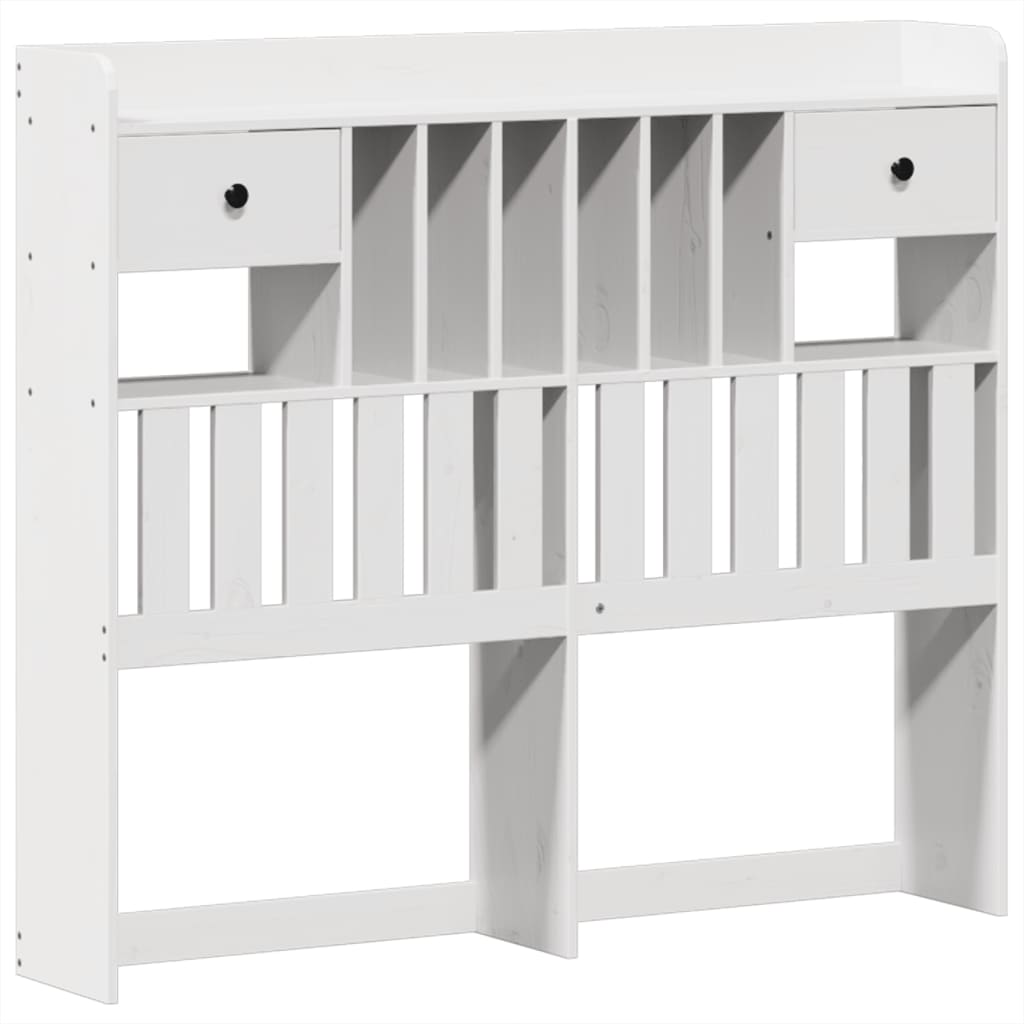Bedframe zonder matras massief grenenhout wit 135x190 cm is nu te koop bij PeponiXL, paradijselijk wonen!