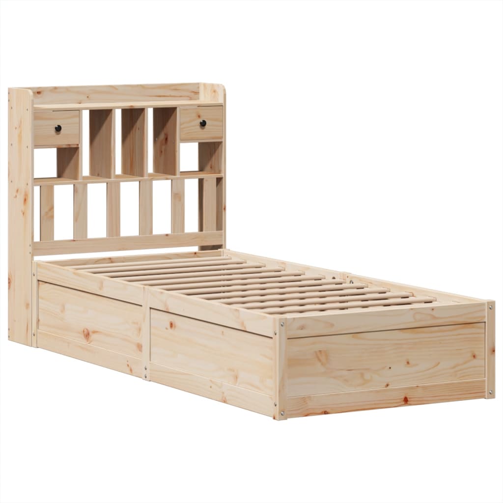 Bedframe zonder matras massief grenenhout 75x190 cm is nu te koop bij PeponiXL, paradijselijk wonen!