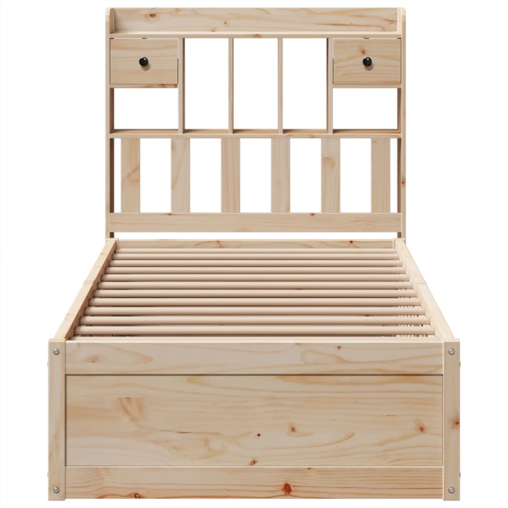 Bedframe zonder matras massief grenenhout 75x190 cm is nu te koop bij PeponiXL, paradijselijk wonen!