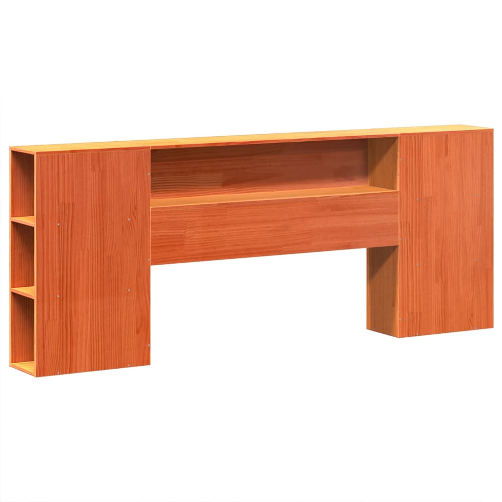 Bedframe zonder matras massief grenenhout wasbruin 200x200 cm is nu te koop bij PeponiXL, paradijselijk wonen!
