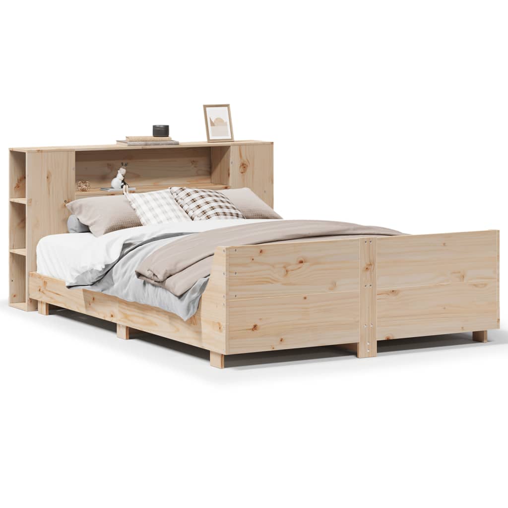 Bedframe zonder matras massief grenenhout 150x200 cm