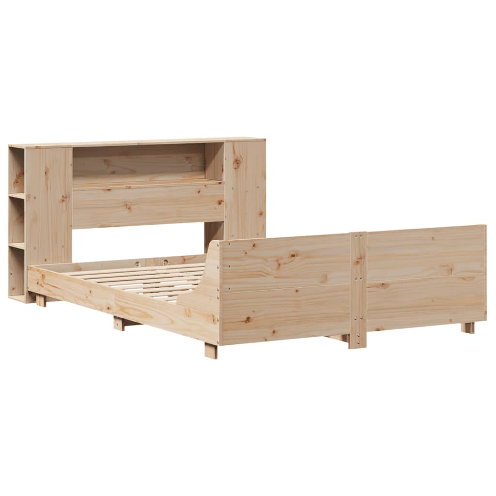 Bedframe zonder matras massief grenenhout 150x200 cm