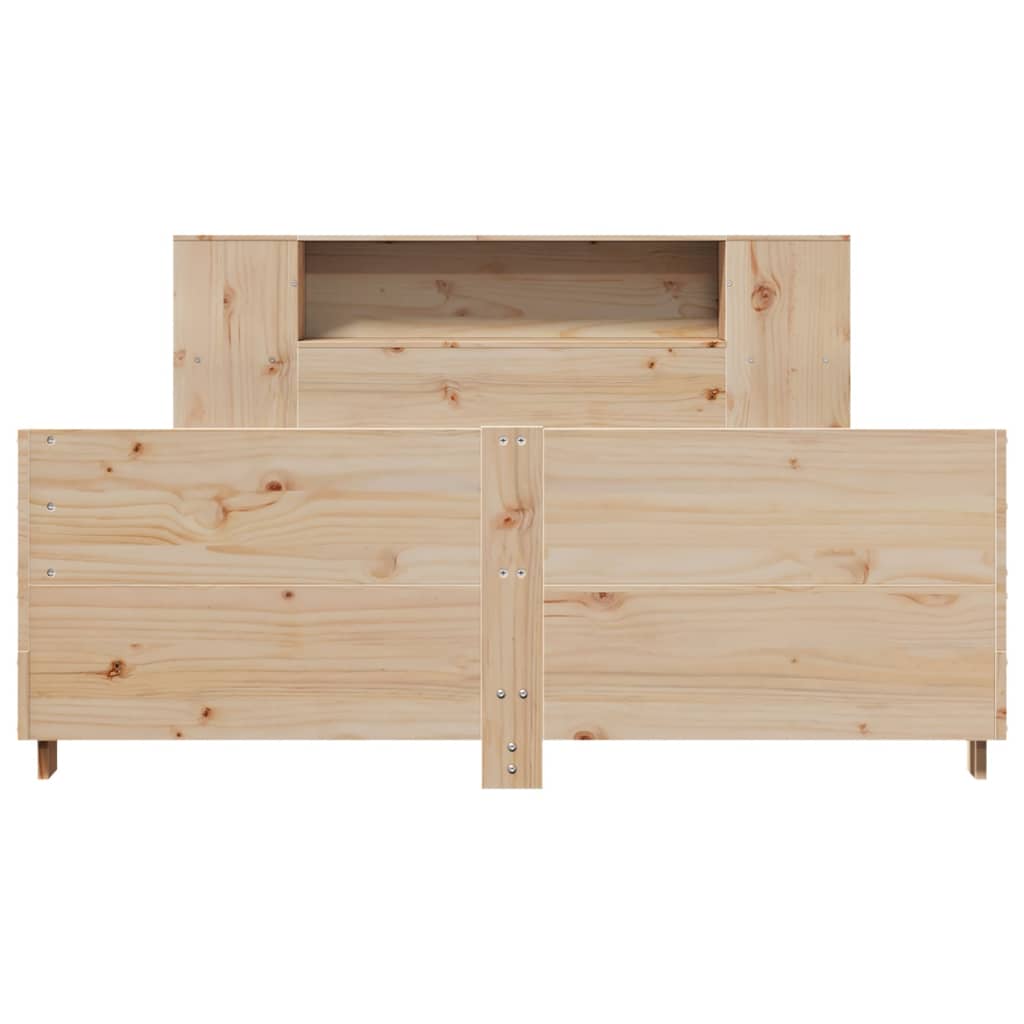Bedframe zonder matras massief grenenhout 150x200 cm