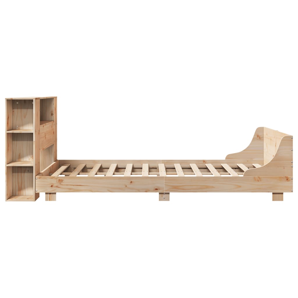 Bedframe zonder matras massief grenenhout 150x200 cm