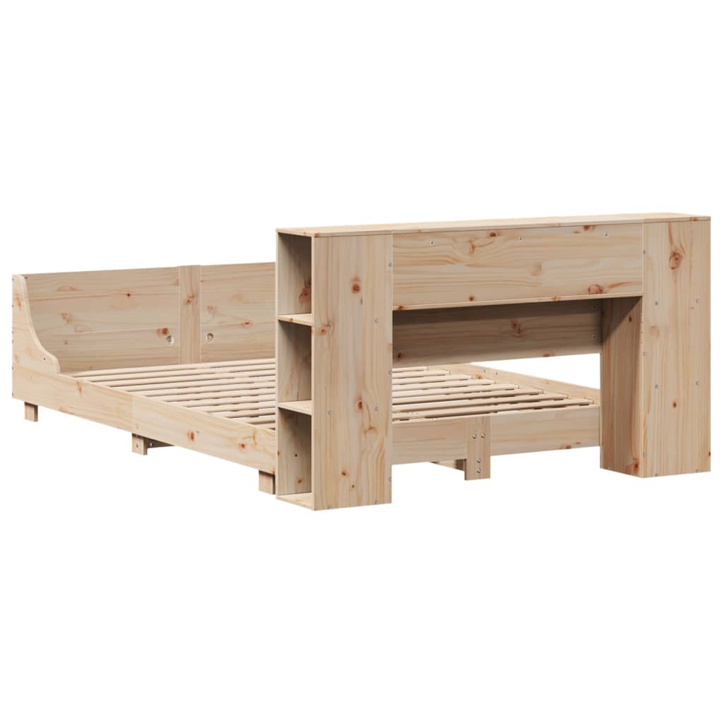 Bedframe zonder matras massief grenenhout 150x200 cm