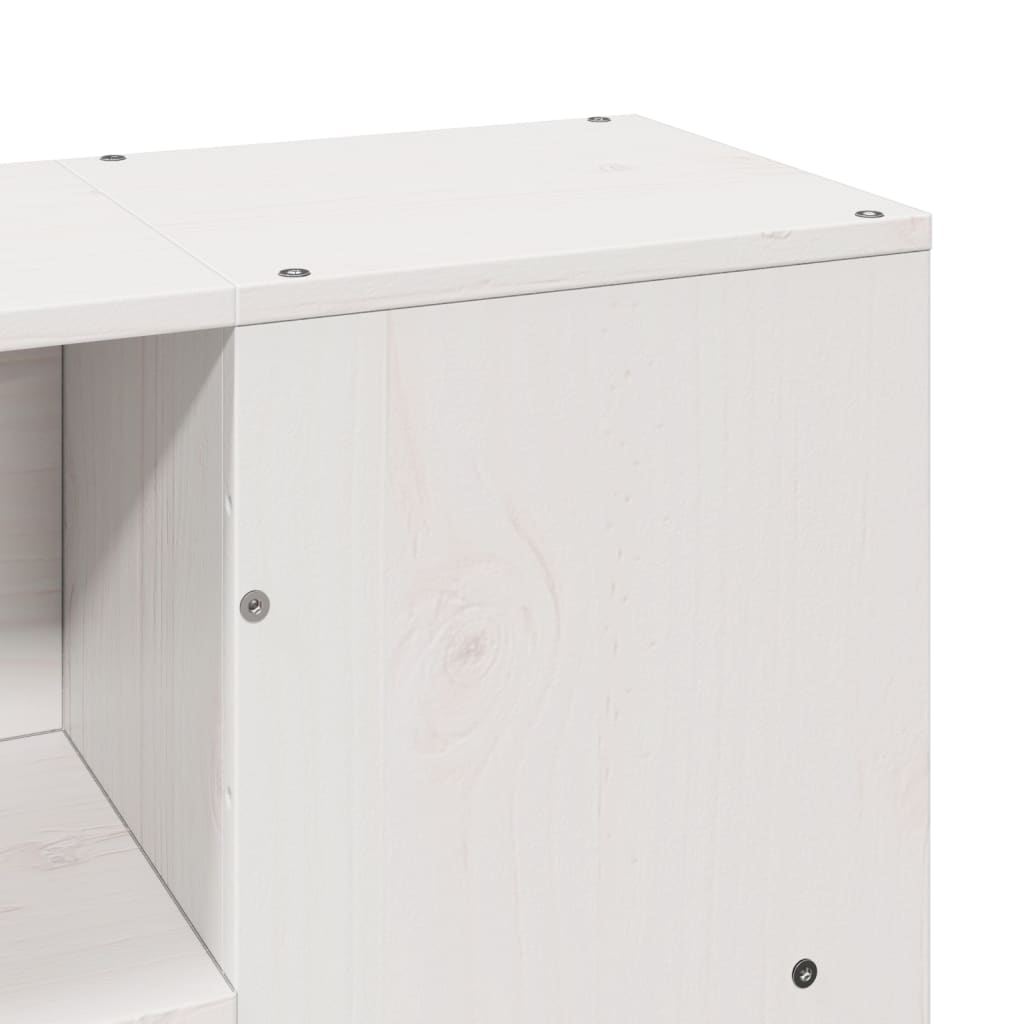 Bedframe zonder matras massief grenenhout wit 150x200 cm is nu te koop bij PeponiXL, paradijselijk wonen!