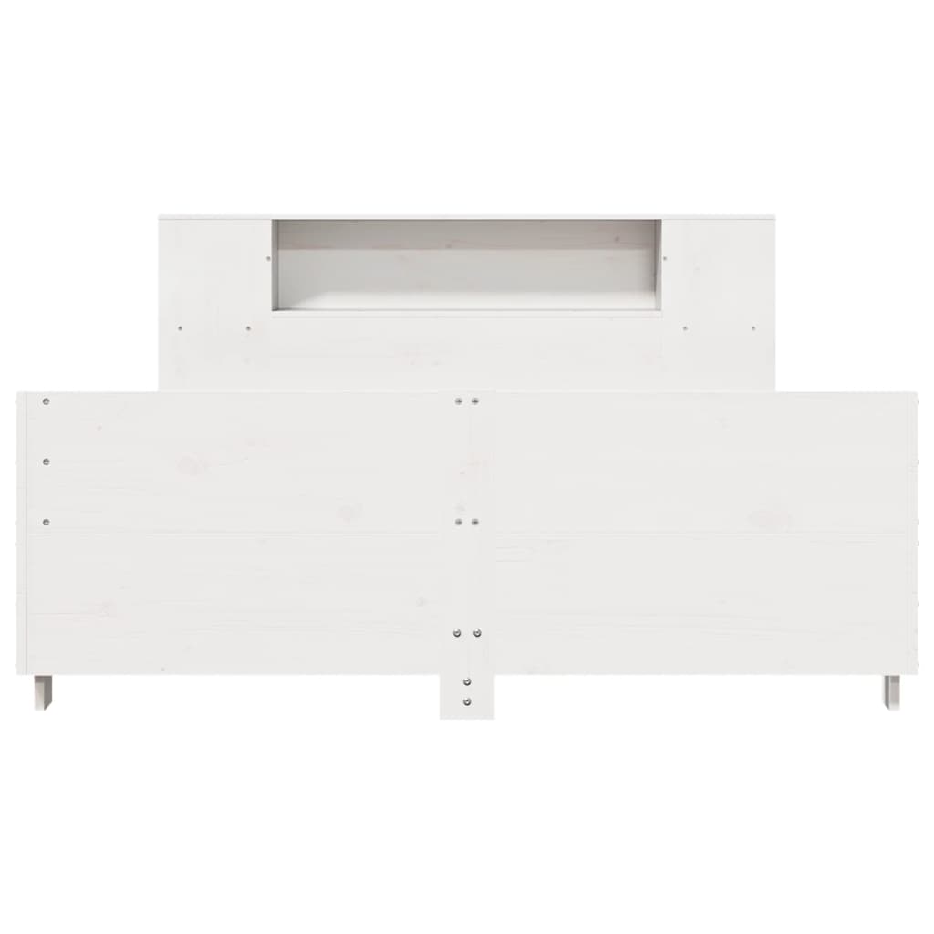 Bedframe zonder matras massief grenenhout wit 140x200 cm is nu te koop bij PeponiXL, paradijselijk wonen!